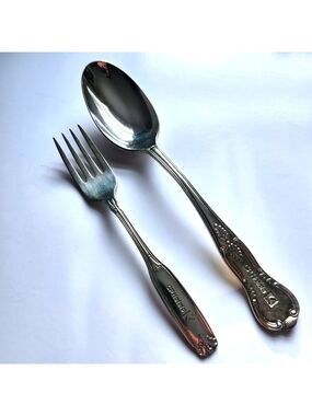 Canadian Pacific Railway Hotel Spoon 8.5" McGlashan & CP Hotels Fork 6.5" Oneida